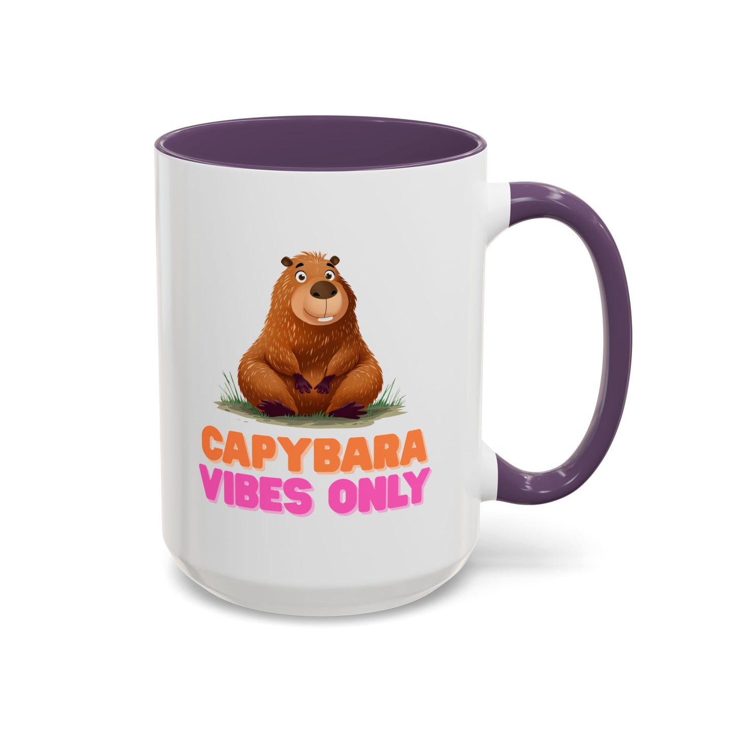 Capybara Vibes Only Coffee Mug