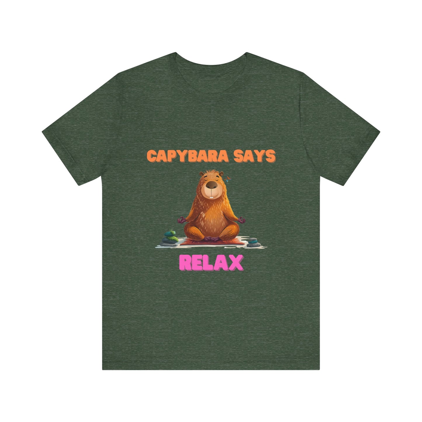 Capybara Says Relax Unisex T-Shirt