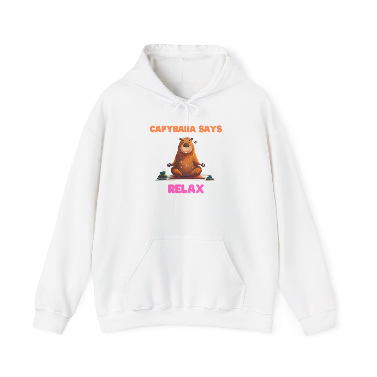 Capybara Says Relax Unisex Hoodie