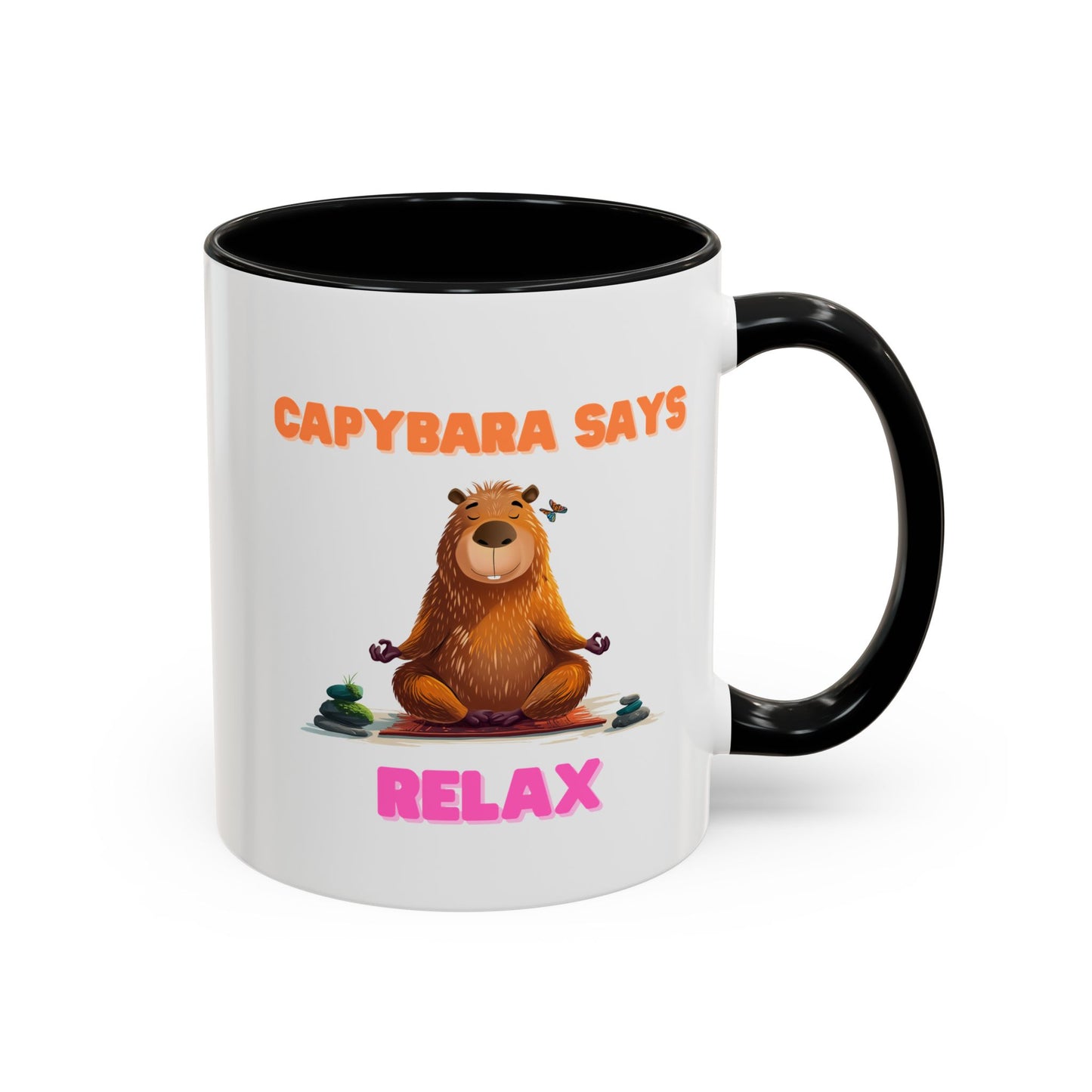 Capybara Says Relax Coffee Mug
