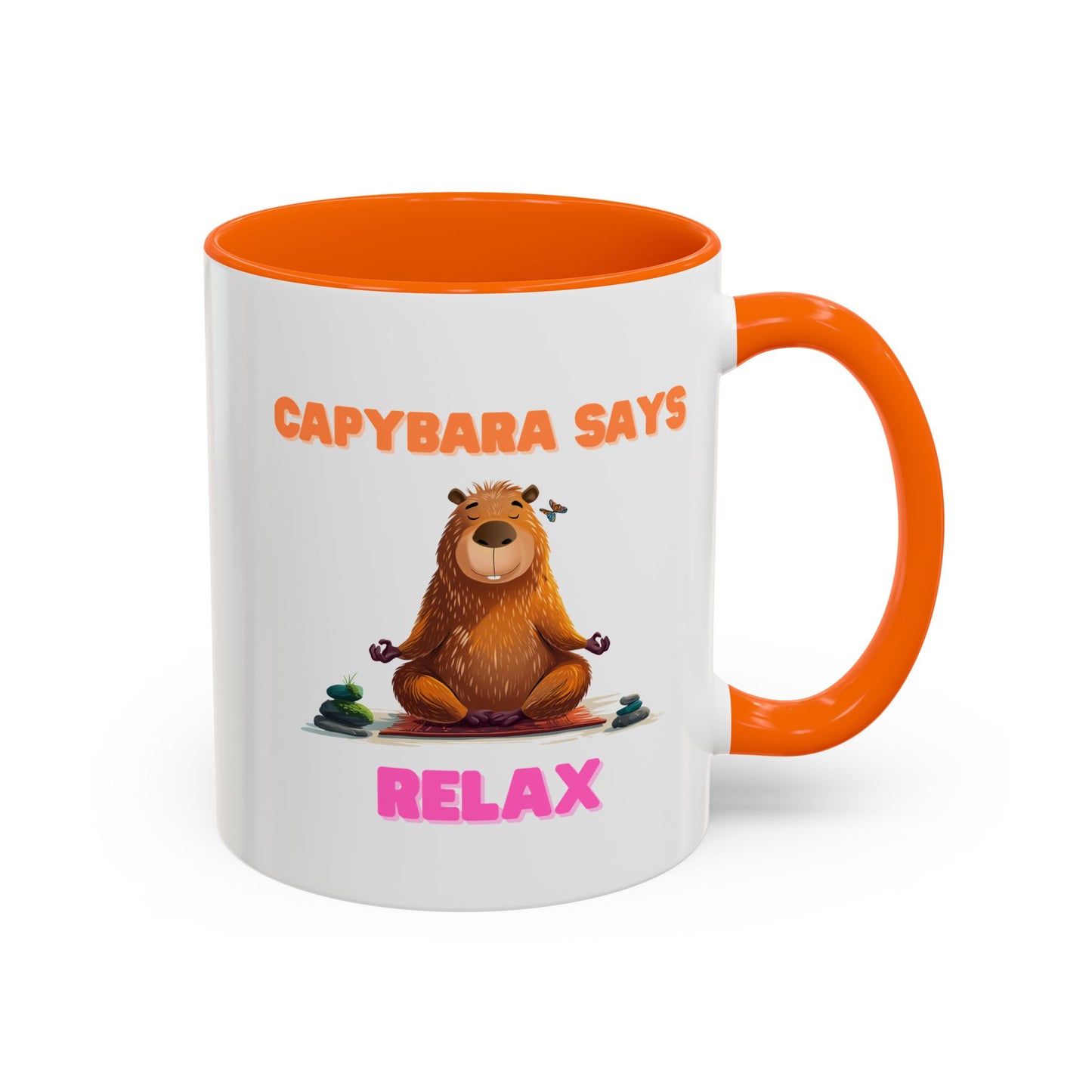 Capybara Says Relax Coffee Mug