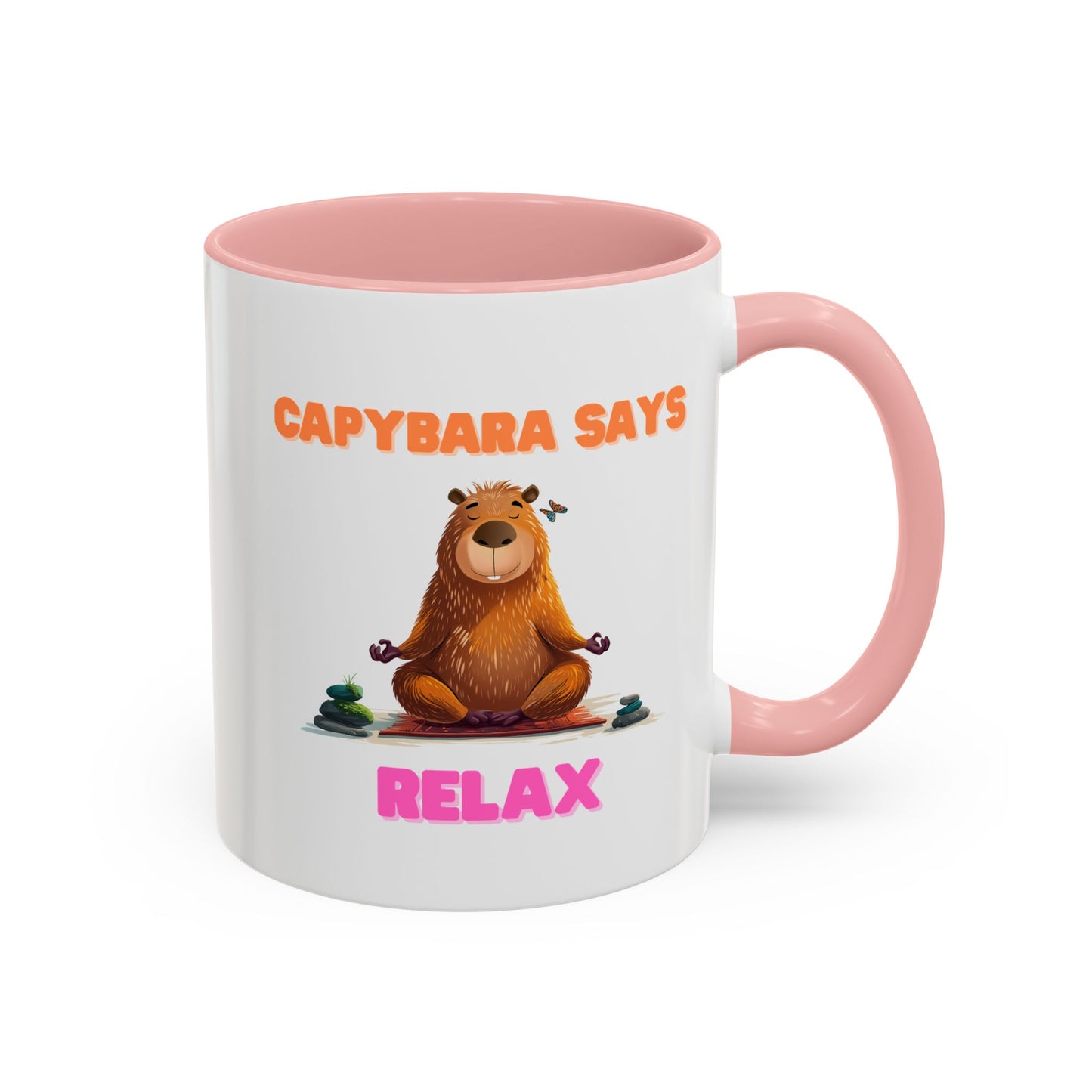 Capybara Says Relax Coffee Mug