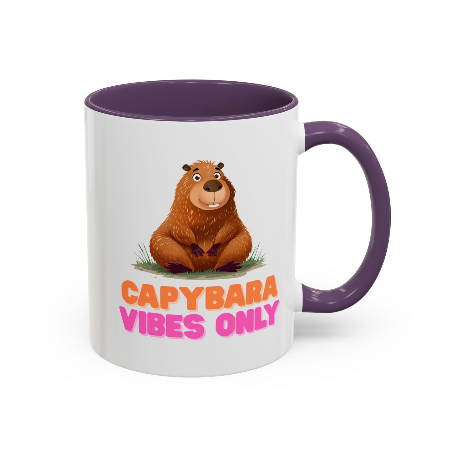 Capybara Vibes Only Coffee Mug