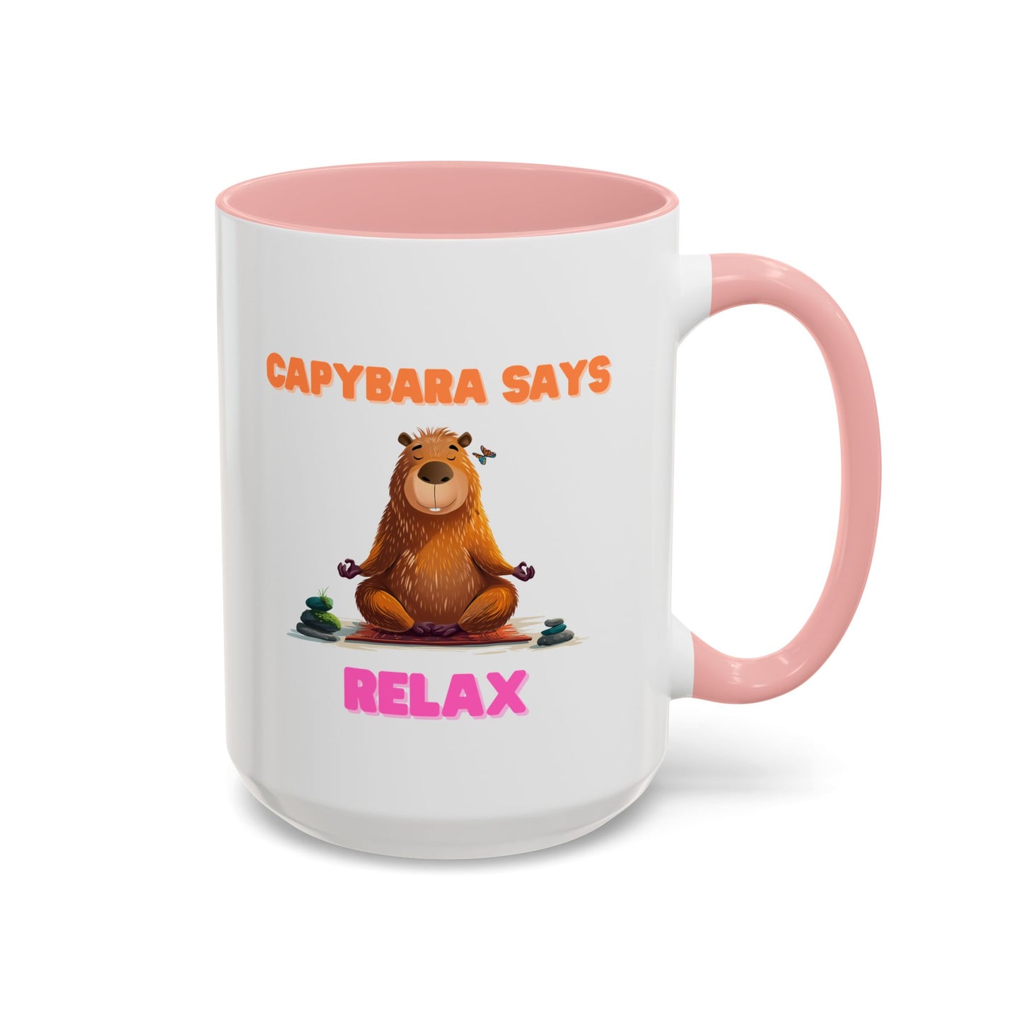 Capybara Says Relax Coffee Mug