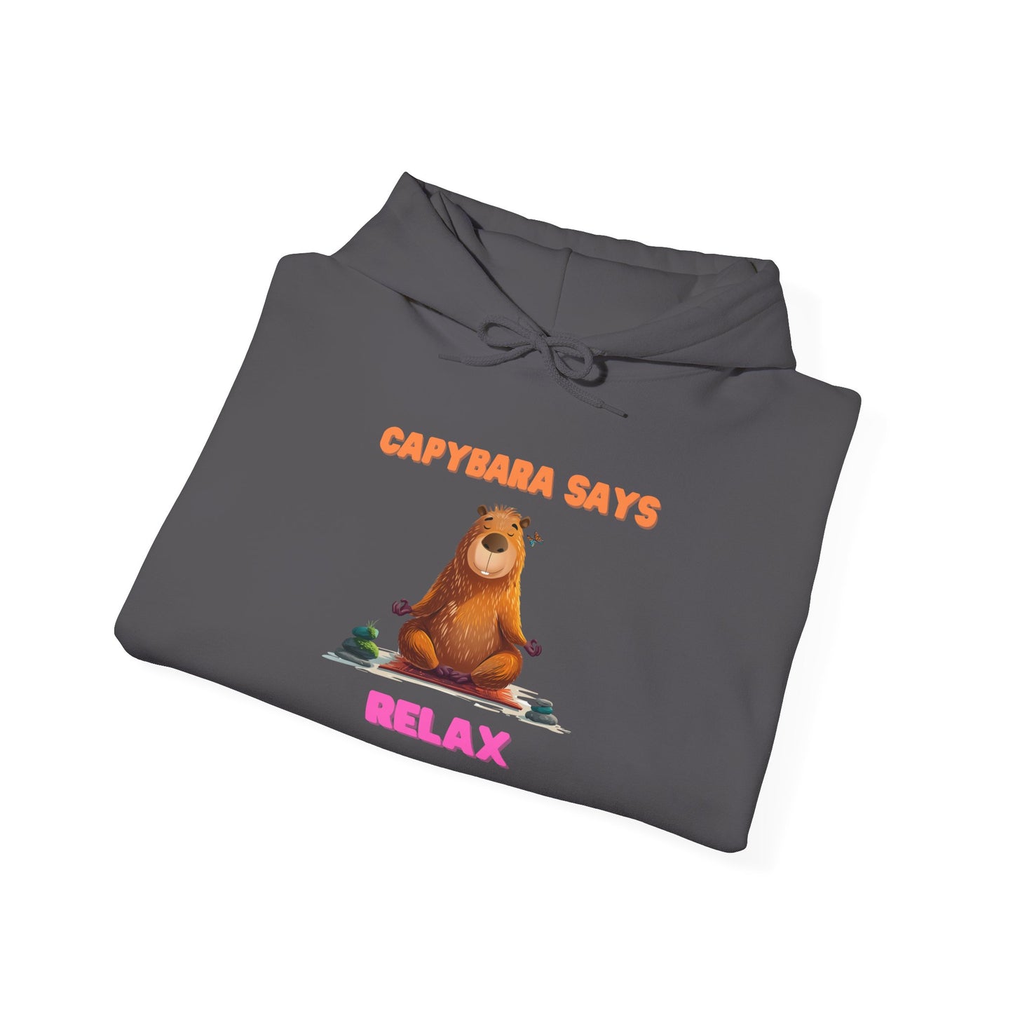 Capybara Says Relax Unisex Hoodie