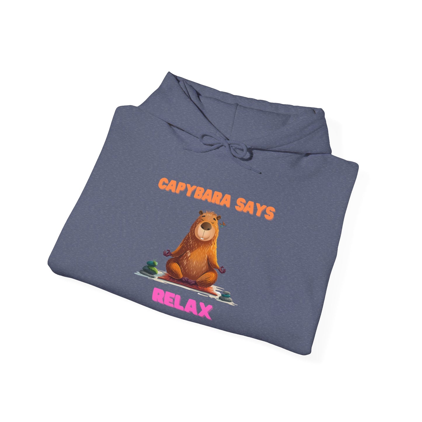 Capybara Says Relax Unisex Hoodie