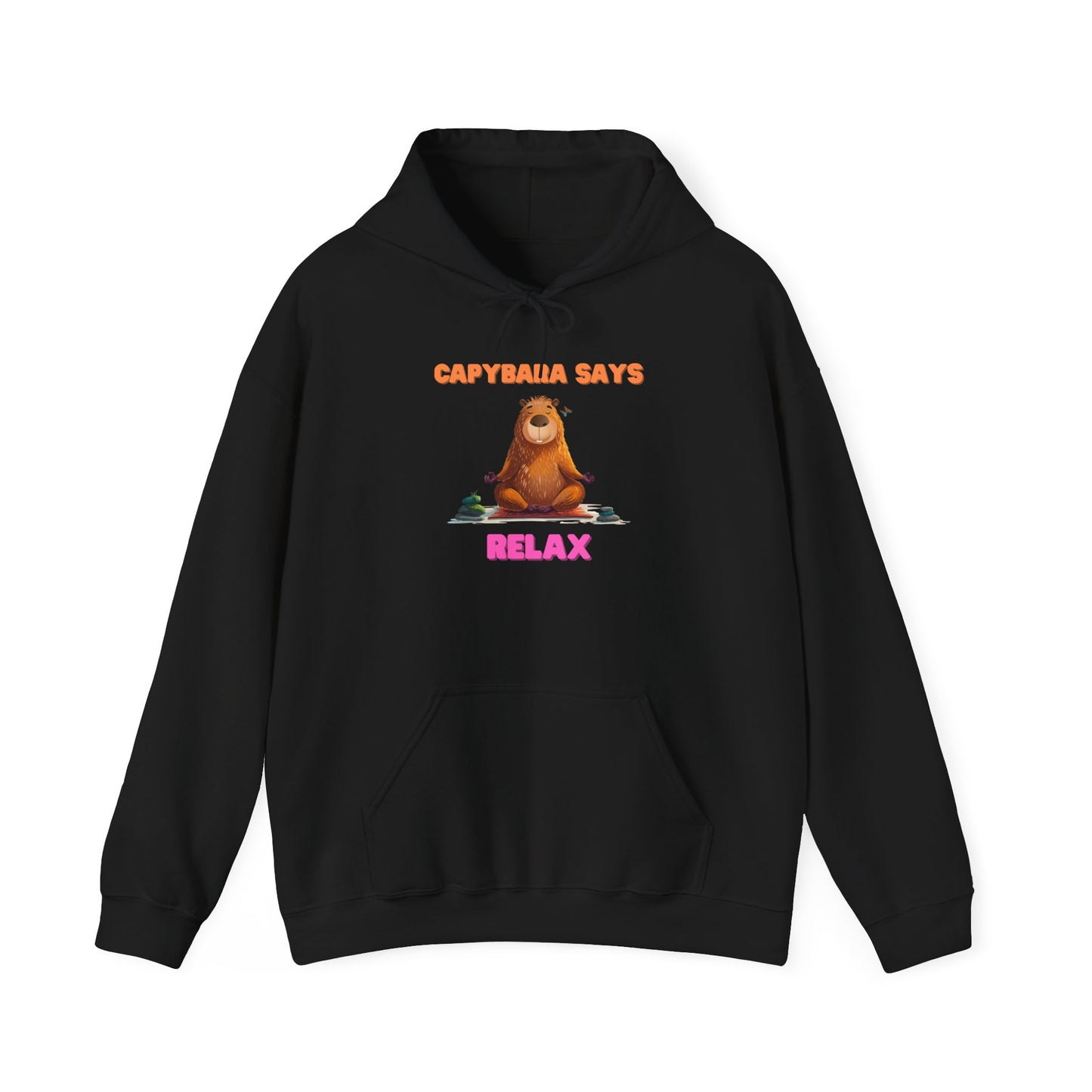 Capybara Says Relax Unisex Hoodie