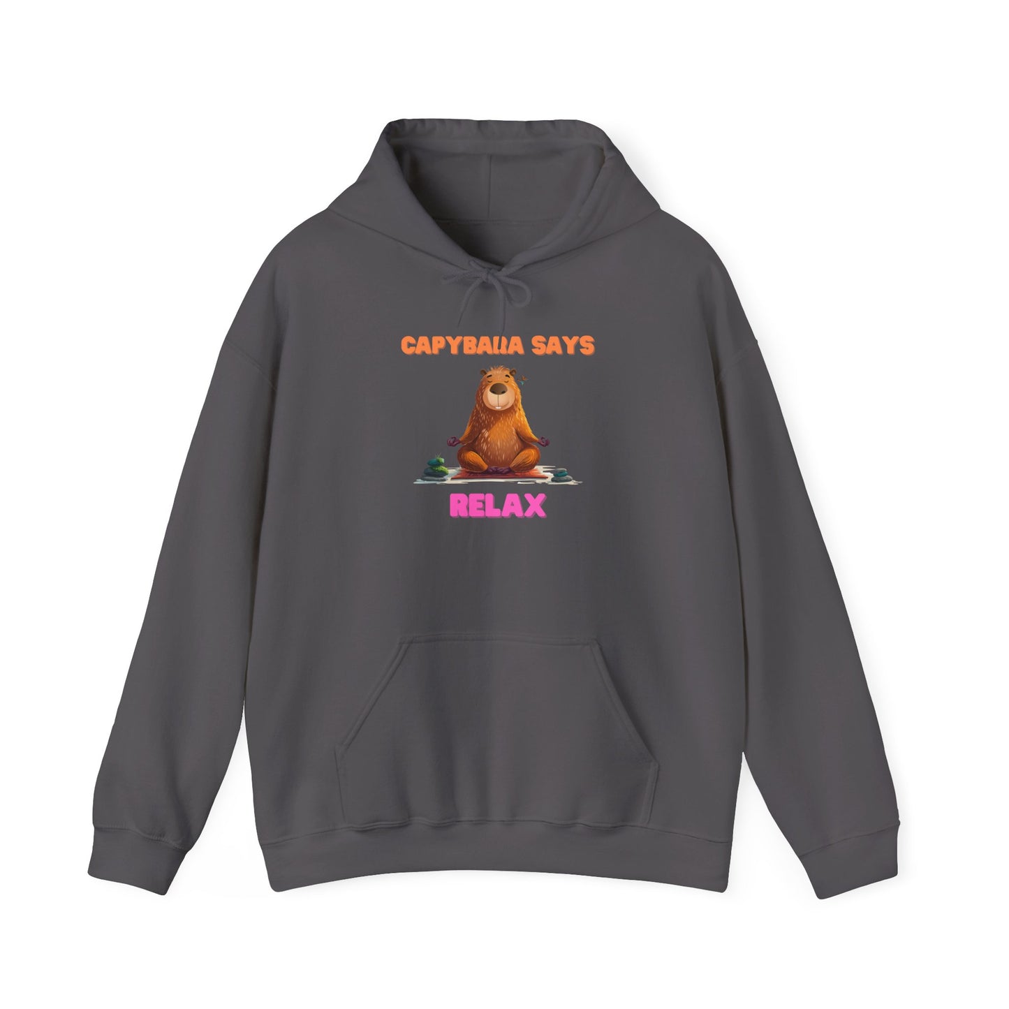 Capybara Says Relax Unisex Hoodie