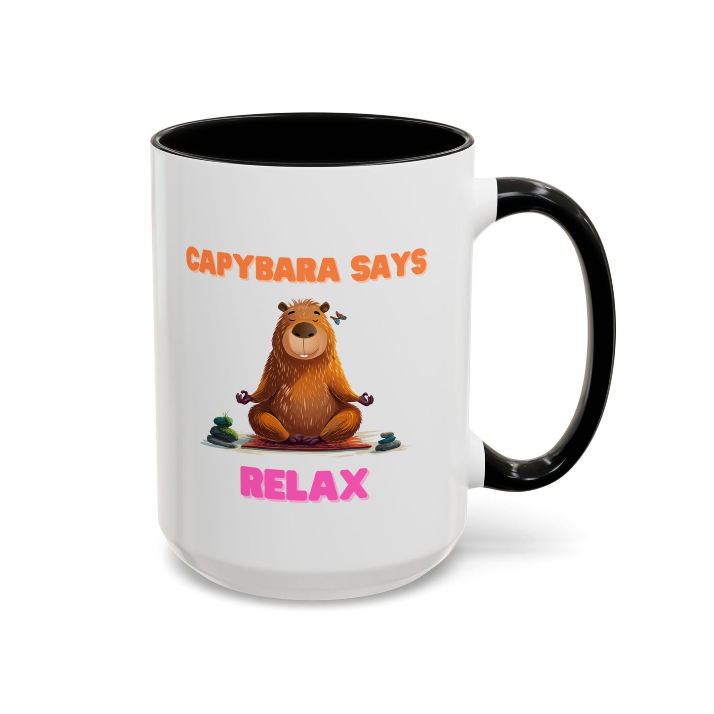 Capybara Says Relax Coffee Mug