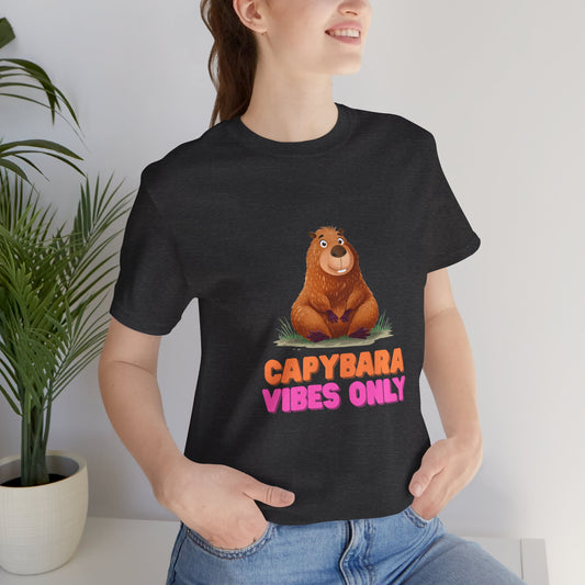Capybara Vibes Only Unisex T-Shirt
