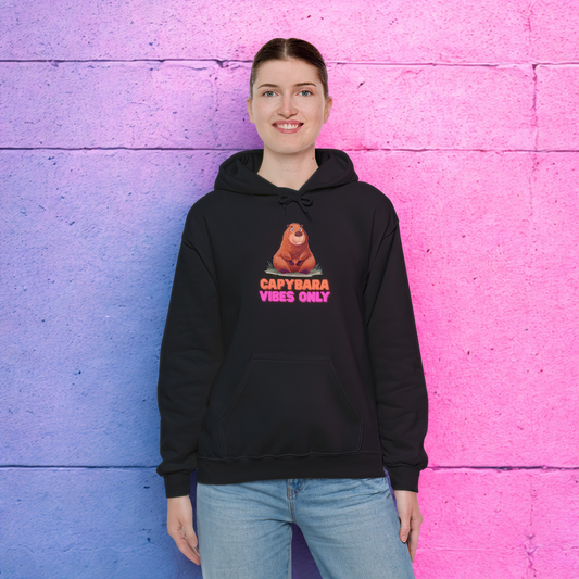 Capybara Vibes Only Unisex Hoodie